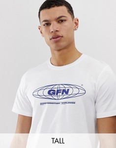 Белая oversize-футболка с логотипом Good For Nothing - Белый