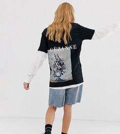 Футболка с принтом Reclaimed Vintage inspired - Черный