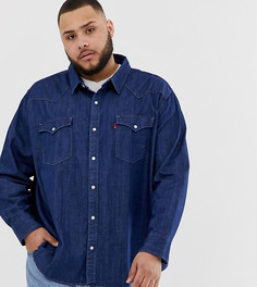 Красная джинсовая рубашка классического кроя в стиле вестерн Levis Big & Tall - Синий Levis®