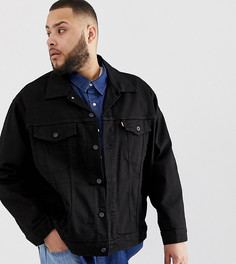 Черная джинсовая куртка Levis Big & Tall - Черный Levis®