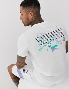 Белая футболка с логотипом Puma x MTV - Фиолетовый