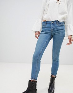 Джинсы скинни с заниженной талией Free People - Синий