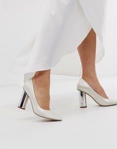 Туфли на высоким каблуке ASOS DESIGN Pearl - Кремовый