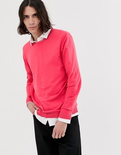 Розовый хлопковый джемпер ASOS DESIGN - Розовый