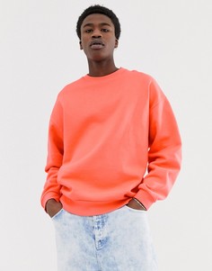 Oversize-свитшот розового цвета ASOS DESIGN - Розовый