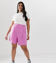 Розовые шорты в винтажном стиле ASOS DESIGN Curve - Розовый