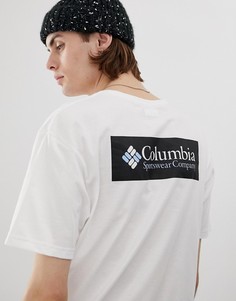 Белая футболка с принтом на спине Columbia North Cascades - Белый