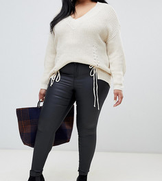 Черные джинсы с покрытием Vero Moda Curve - Черный