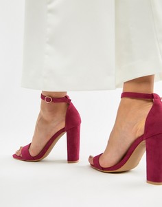 Босоножки на каблуке Glamorous - Розовый
