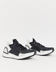 Черно-белые кроссовки adidas Running Ultraboost 19 - Черный