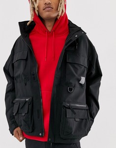 Черная куртка с карманом в стиле милитари Carhartt WIP Elmwood - Черный