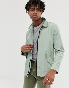 Легкая зеленая куртка Харрингтон ASOS DESIGN - Зеленый