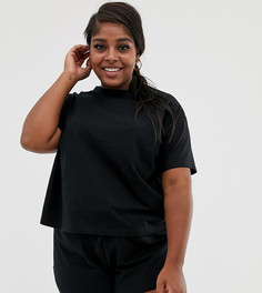 Комбинируемый пижамный лонгслив ASOS DESIGN Curve - Черный