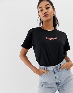 Футболка с принтом ASOS DESIGN - Черный