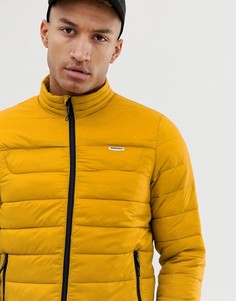 Стеганая куртка горчичного цвета Bershka - Желтый