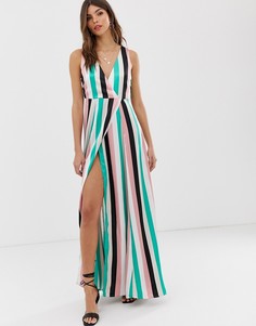 Платье макси в полоску Vila - Мульти