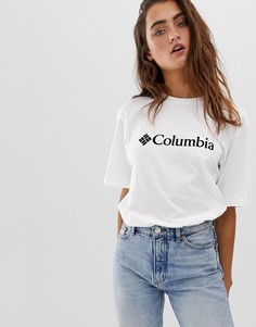 Белая футболка с логотипом Columbia CSC - Белый