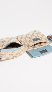 What Goes Around Comes Around Gucci Canvas Waist Pouch