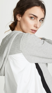 Clu Bubble Hem Zip Hoodie