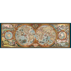 Пазл Heye "Карта полушарий", панорама, 6000 деталей