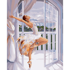Картина по номерам Фрея "Балерина у окна", 50 х 40 см Freya