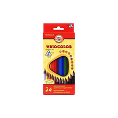 Набор цветных карандашей KOH-I-NOOR "Triocolor", 24 цвета