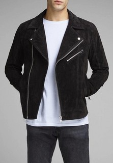 Куртка кожаная Jack & Jones