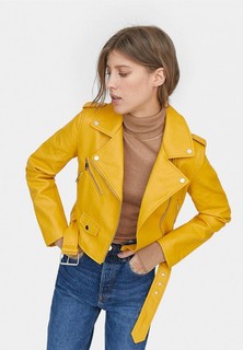 Куртка кожаная Stradivarius