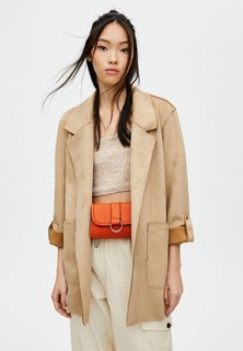 Куртка кожаная Pull&Bear