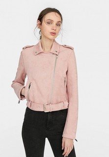 Куртка кожаная Stradivarius