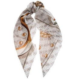 Платок из вискозы в клетку Guess