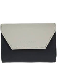 Двухцветный кошелек из гладкой кожи Lancaster