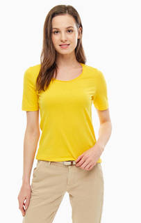 Однотонная хлопковая футболка с короткими рукавами S.Oliver