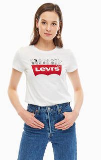Хлопковая футболка с оригинальным принтом Levis® X Peanuts The Perfect Tee