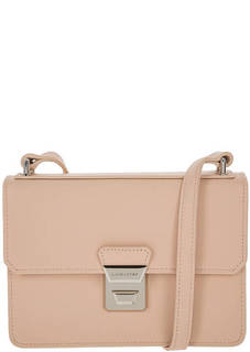 Маленькая кожаная сумка с тонким плечевым ремнем Lancaster