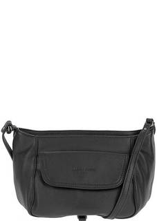 Маленькая кожаная сумка с тонким плечевым ремнем Lancaster