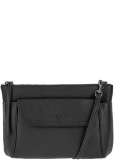 Маленькая кожаная сумка с тонким плечевым ремнем Lancaster