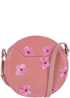 Кожаная маленькая сумка с цветочным принтом Lancaster