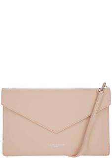 Клатч из сафьяновой кожи с откидным клапаном Lancaster
