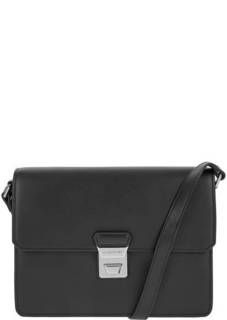 Сумка из гладкой кожи с откидным клапаном Lancaster