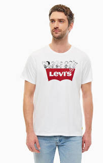 Хлопковая футболка с оригинальным принтом Levis® X Peanuts Graphic Tee