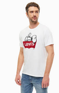 Хлопковая футболка с оригинальным принтом Levis® X Peanuts Graphic Tee