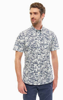 Хлопковая рубашка с короткими рукавами Barbour