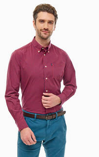 Хлопковая рубашка в клетку с карманом Barbour