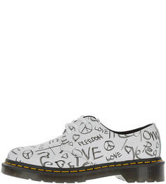 Полуботинки из натуральной кожи с принтом Dr. Martens