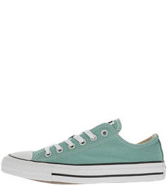 Текстильные кеды мятного цвета Converse