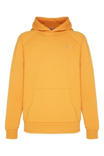 Желтое худи с вышитым логотипом The North Face