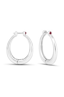 Серебряные серьги с рубином Lav`Z