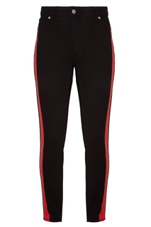 Черные брюки с красными лампасами Calvin Klein