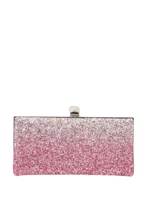 Клатч Celeste с розовым глиттером Jimmy Choo